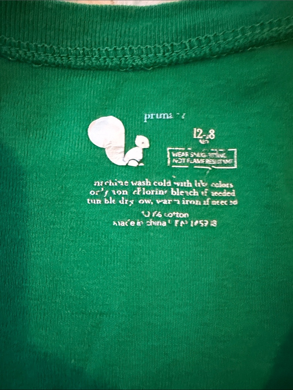 Primary Red & Green Zip-Front Footed One-Pieces - Picture 3 of 5